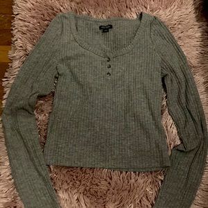 Wild fable Grey long sleeve shirt